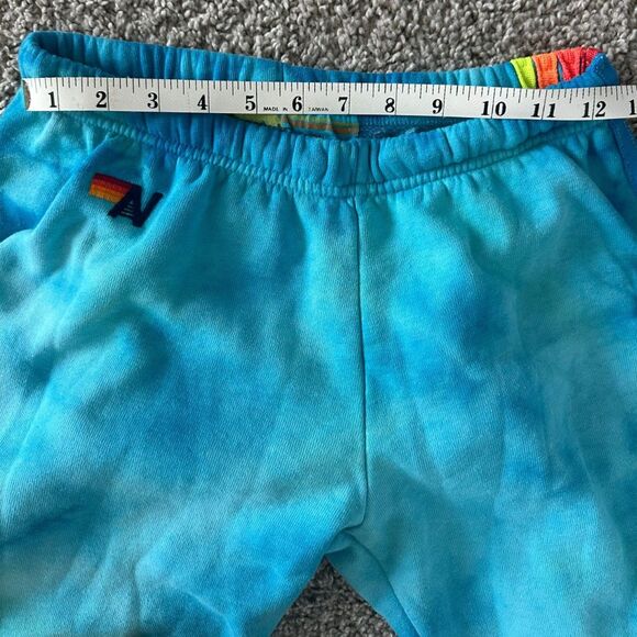 Aviator Nation 5 Stripe Sweatpants – Blue Tie-Dye – Women’s Small - Picture 6 of 6